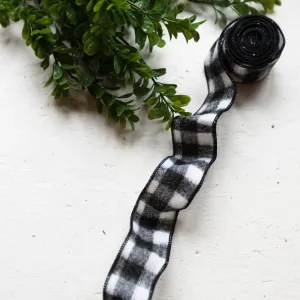 Ribbon Flannel Buffalo Plaid