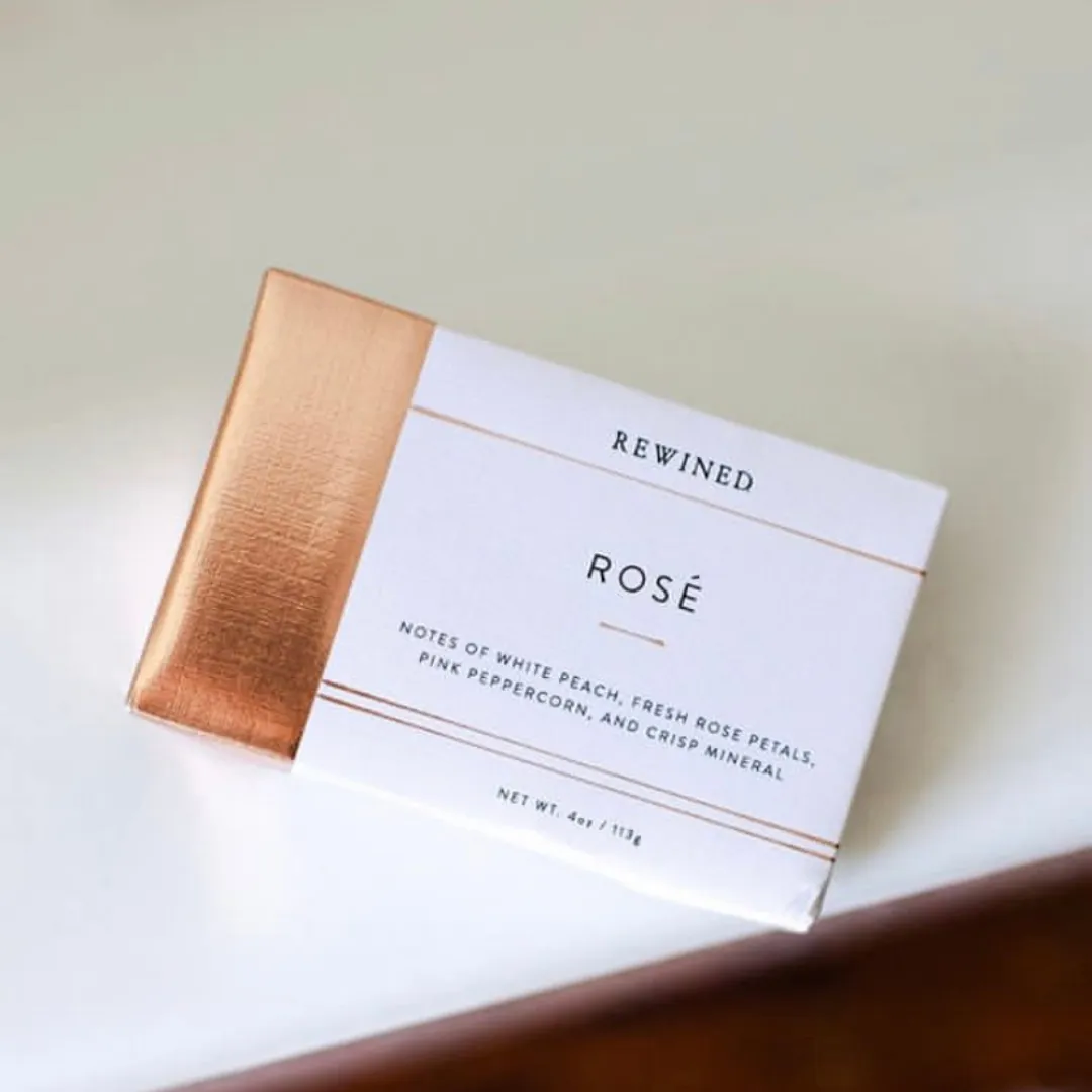 Rosé bar soap