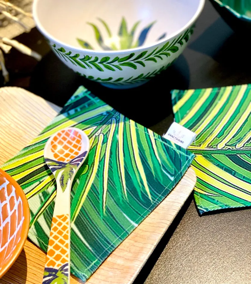 ROYAL PALM ~ COCKTAIL NAPKINS (set of 4)