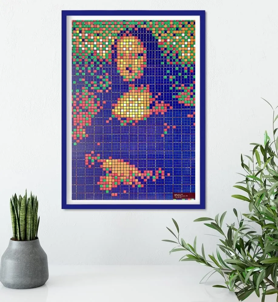 Rubik Mona Lisa (Poster)