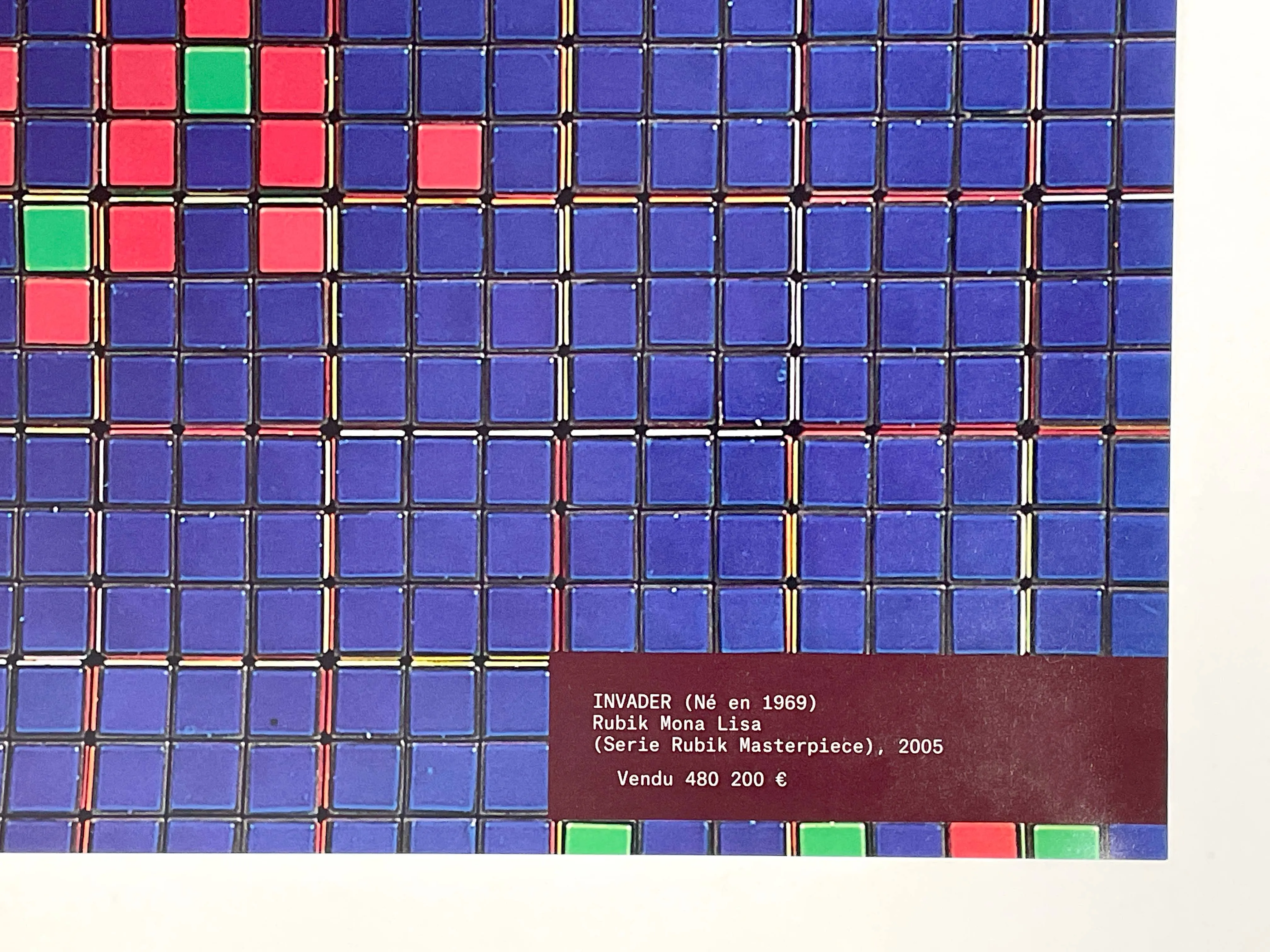 Rubik Mona Lisa (Poster)