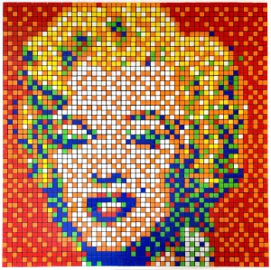 Rubik Shot Red Marilyn