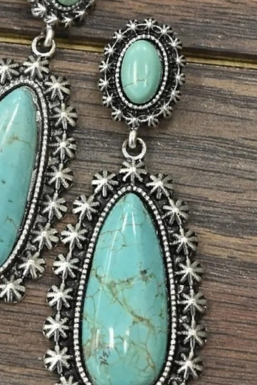 Sage Sky Turquoise Earrings – Petite Western Drop Dangles