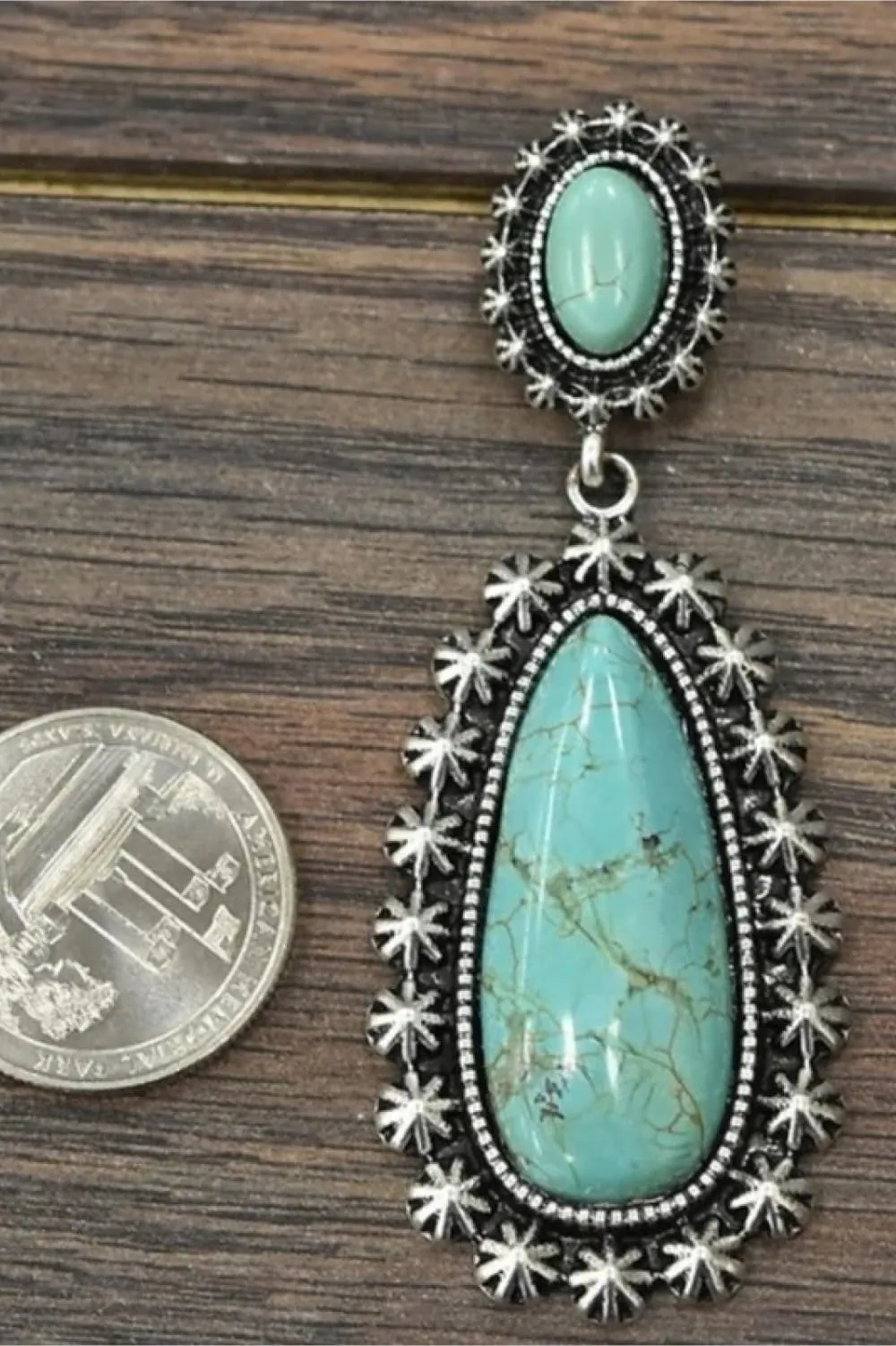 Sage Sky Turquoise Earrings – Petite Western Drop Dangles