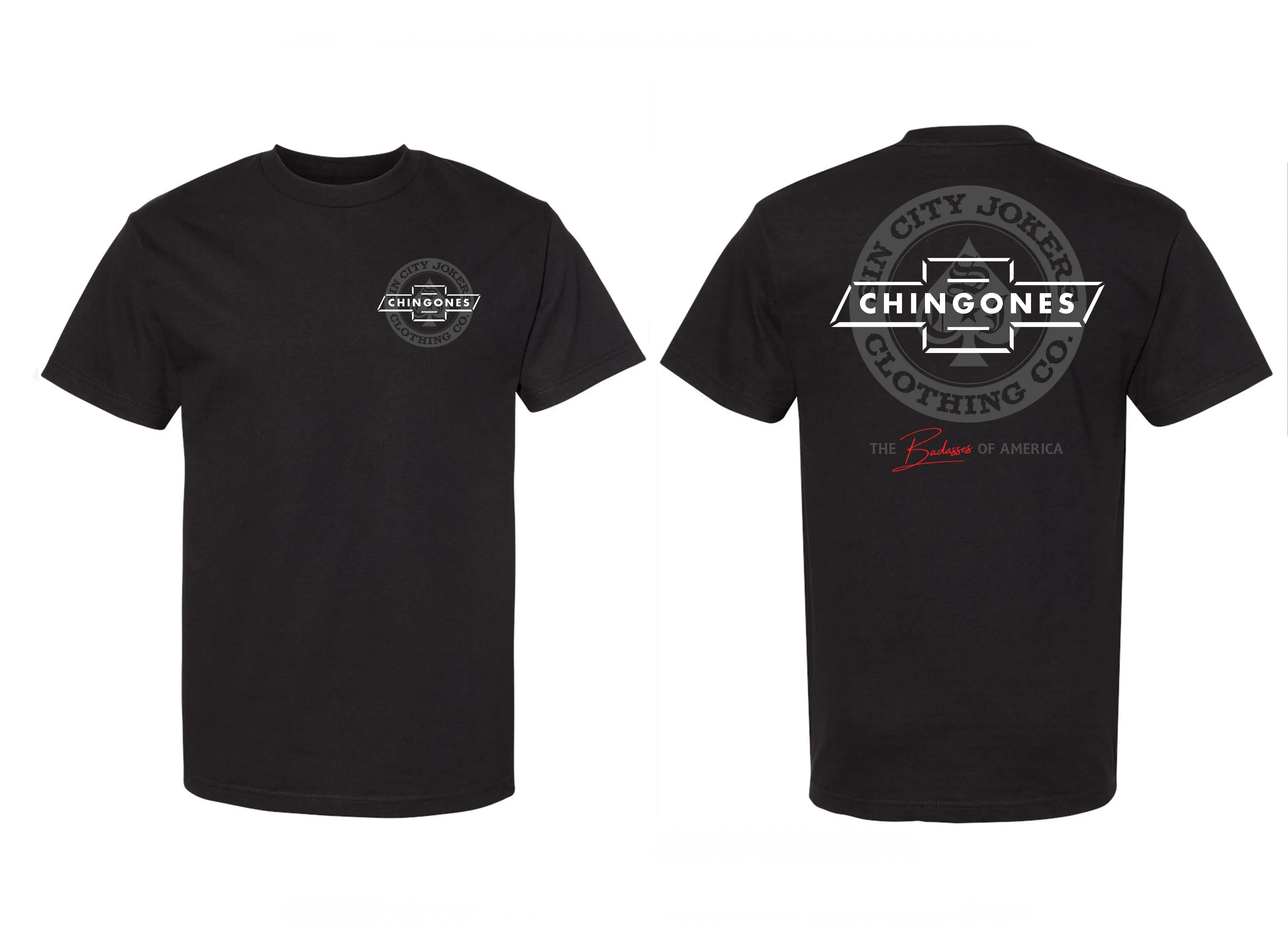 SCJ x Chingones Men's Black Tee