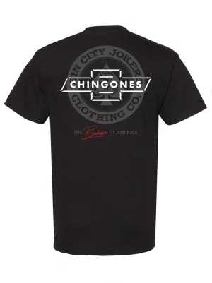 SCJ x Chingones Men's Black Tee