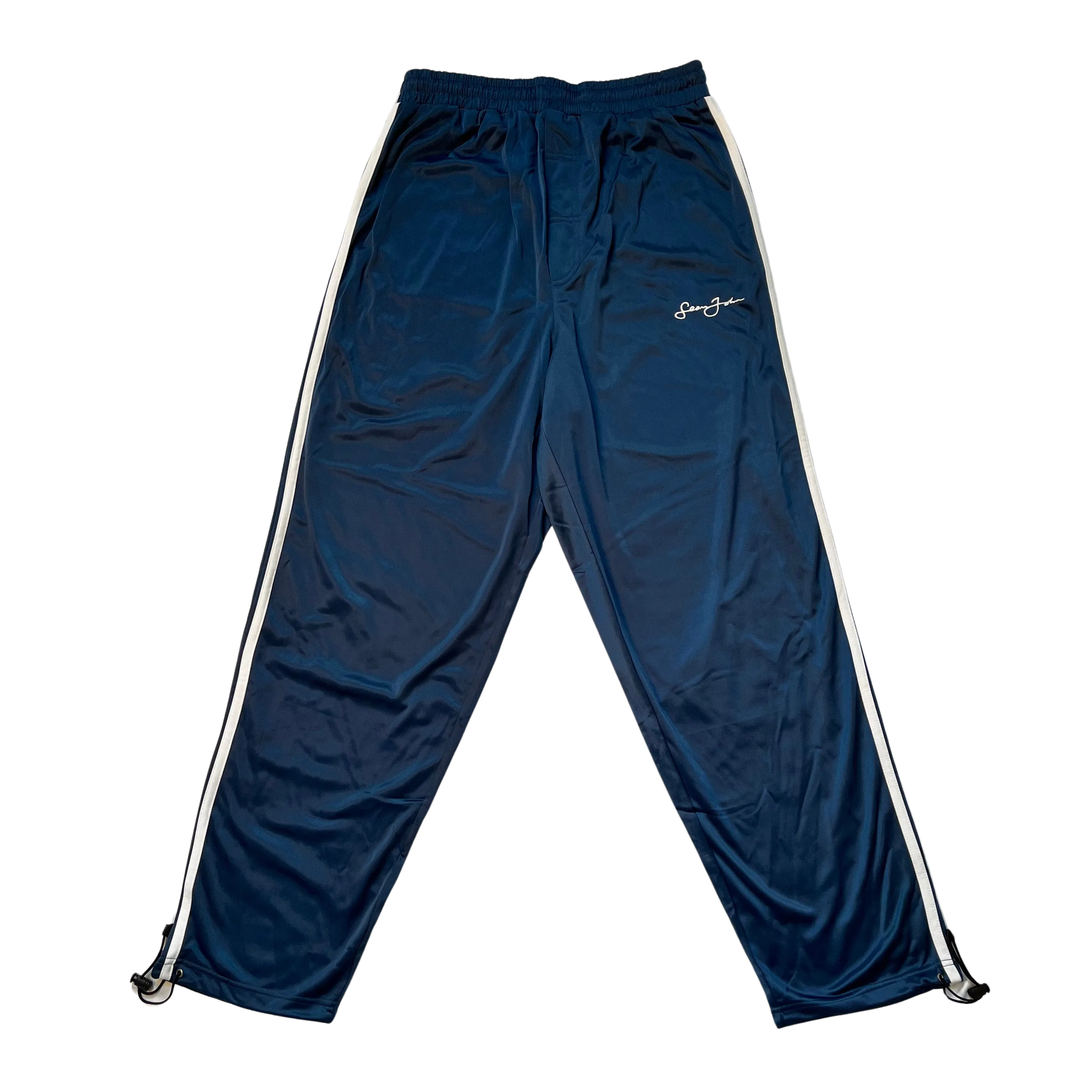 Sean John Blue Double Stripe Track Pants