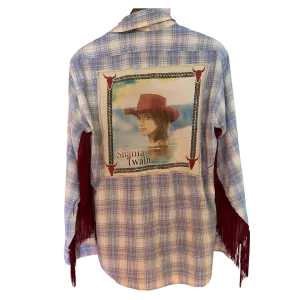 Shania Twain Vintage Levi's Fringe Flannel