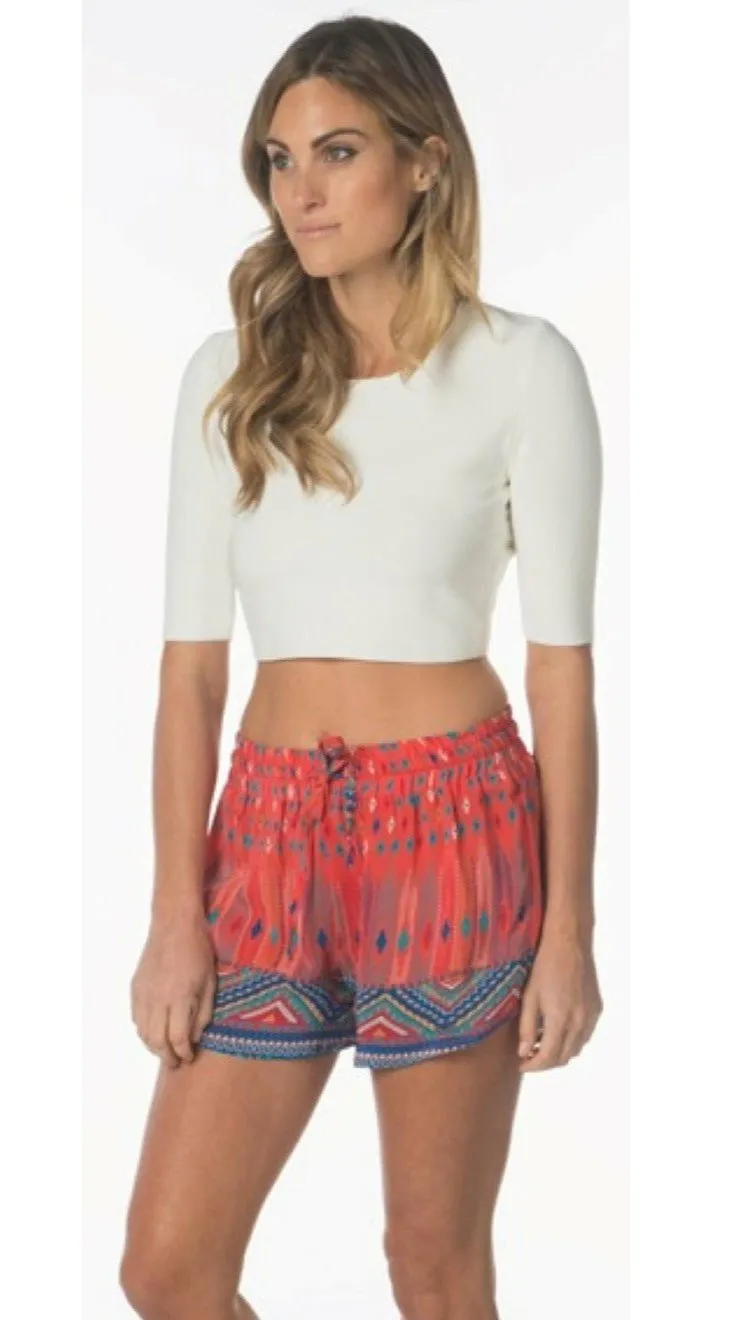 Silk Malika Tribal Shorts