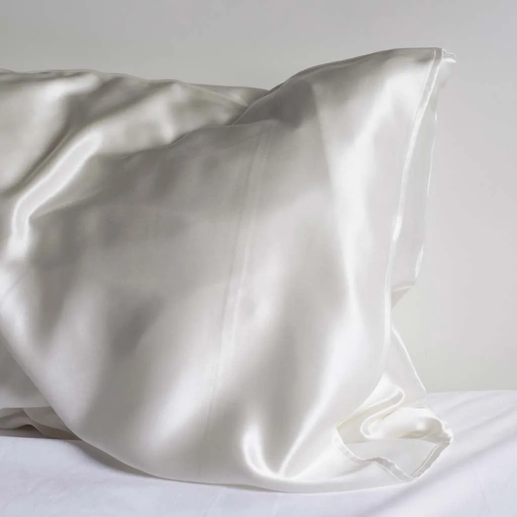 Silk Pillowcase - Ivory White