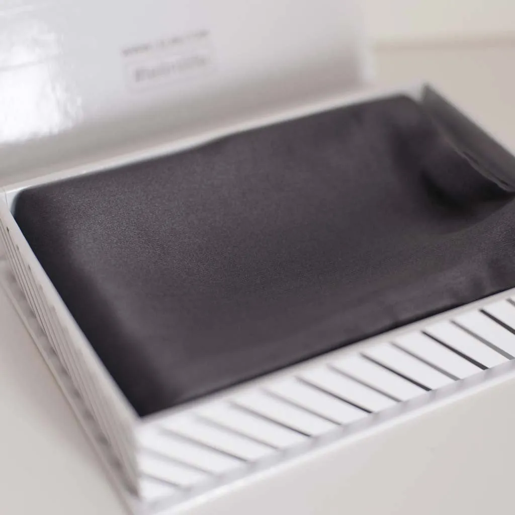 Silk Pillowcase - Midnight Grey