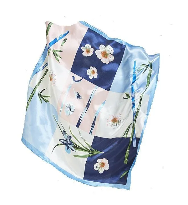 Silky Soft 90 x 90cm Satin Scarf for Women