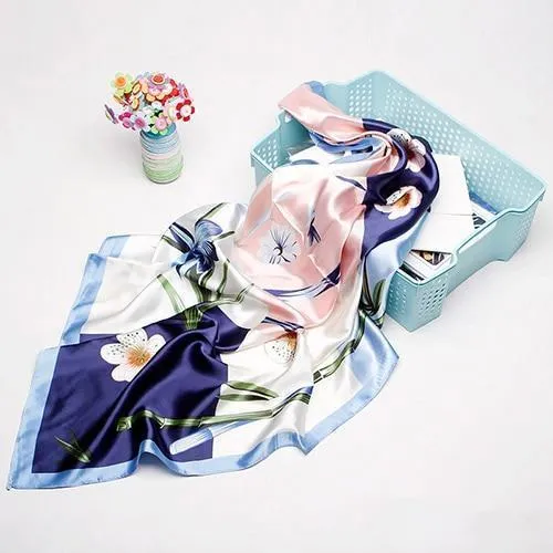 Silky Soft 90 x 90cm Satin Scarf for Women