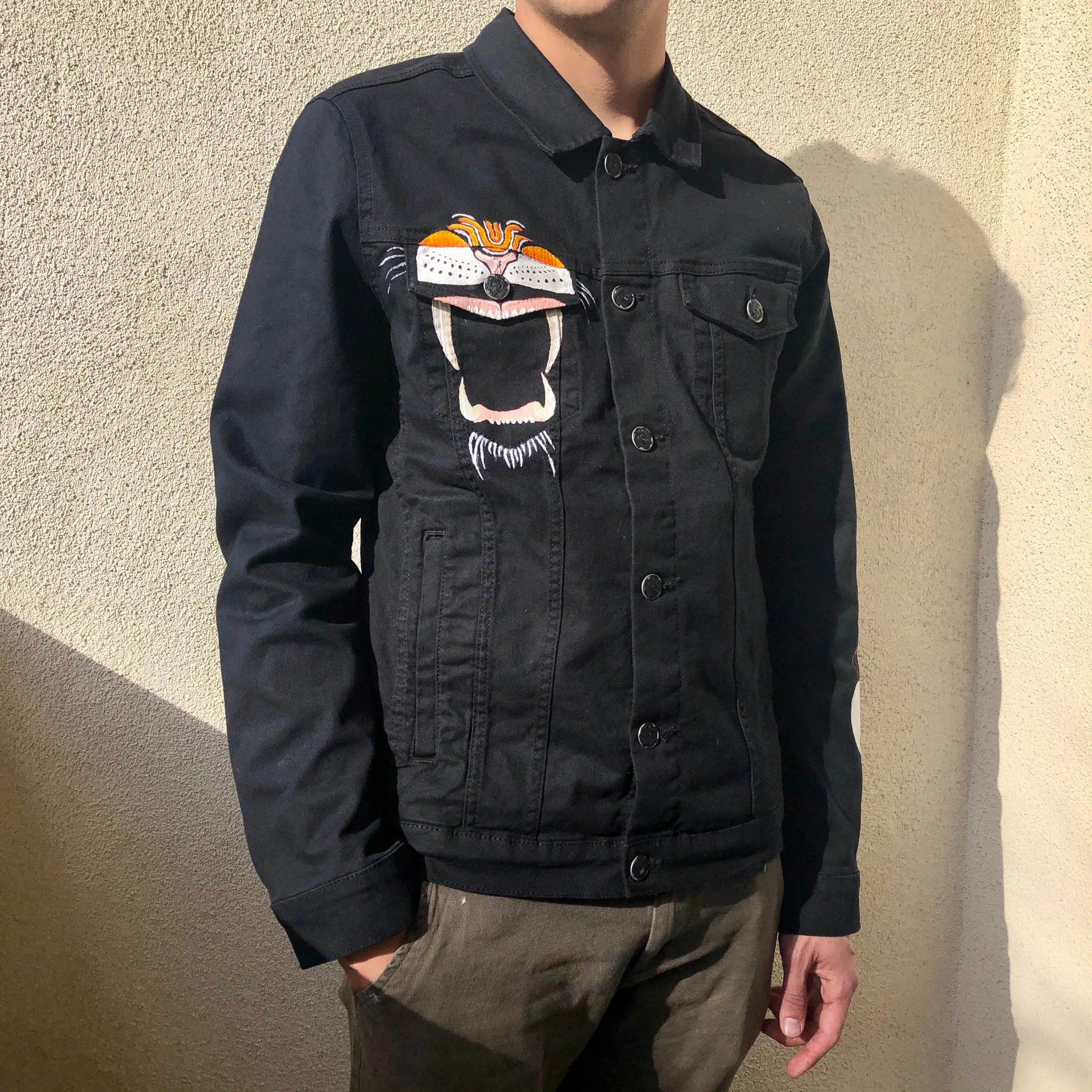 Slim Workings Custom Men’s Black Denim