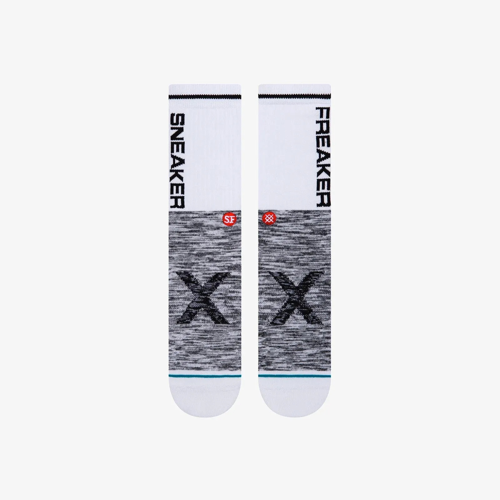 Sneaker Freaker Crew Socks - White