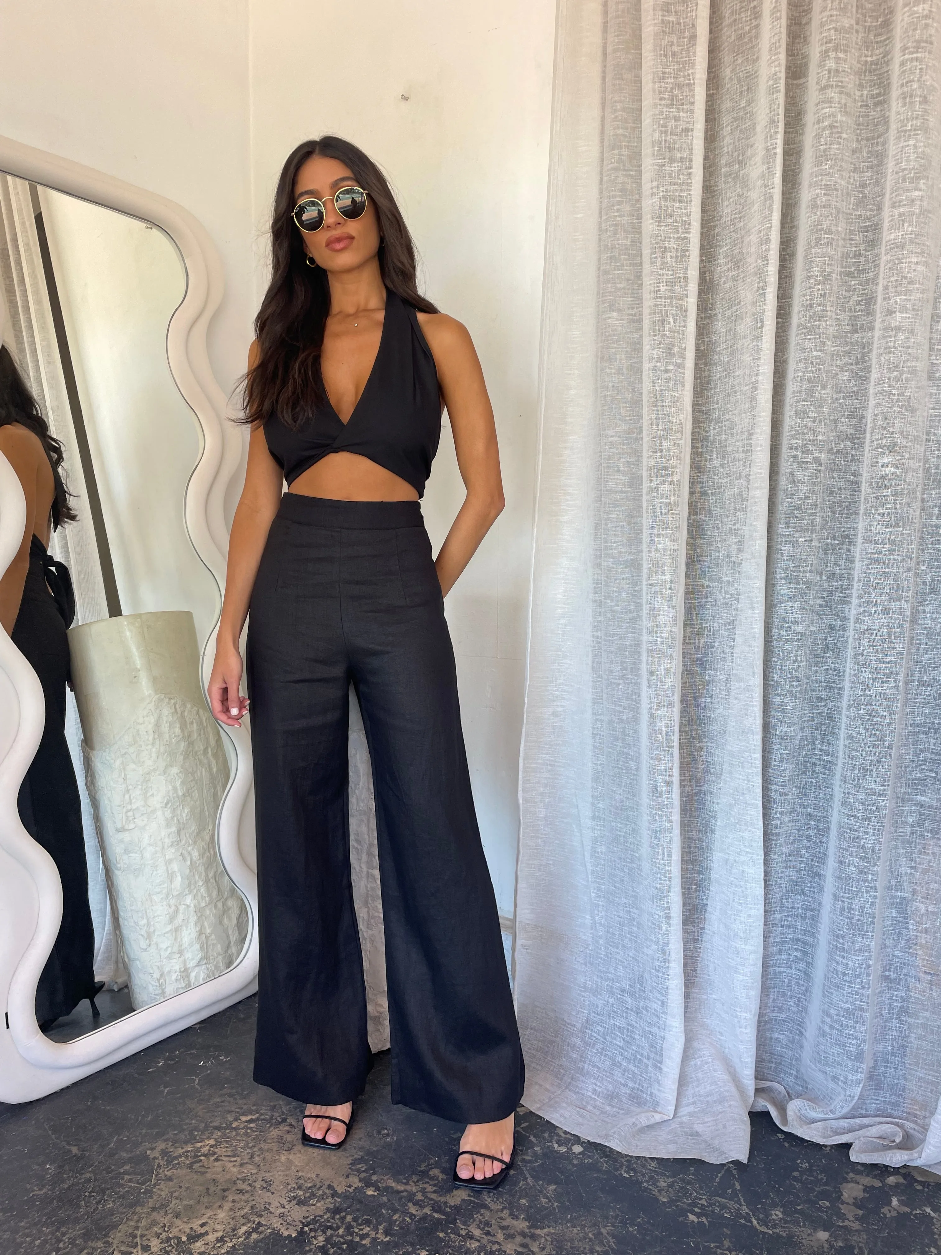 Sofia Linen Pant