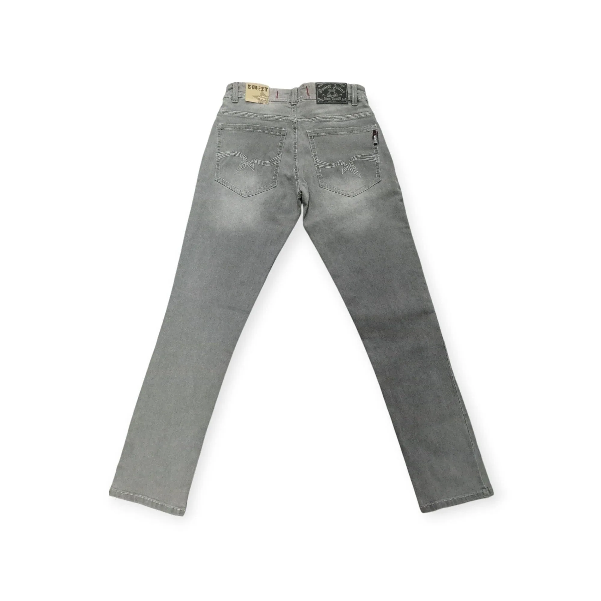 Soviet Men's Bentanya Denim Jean Light Grey