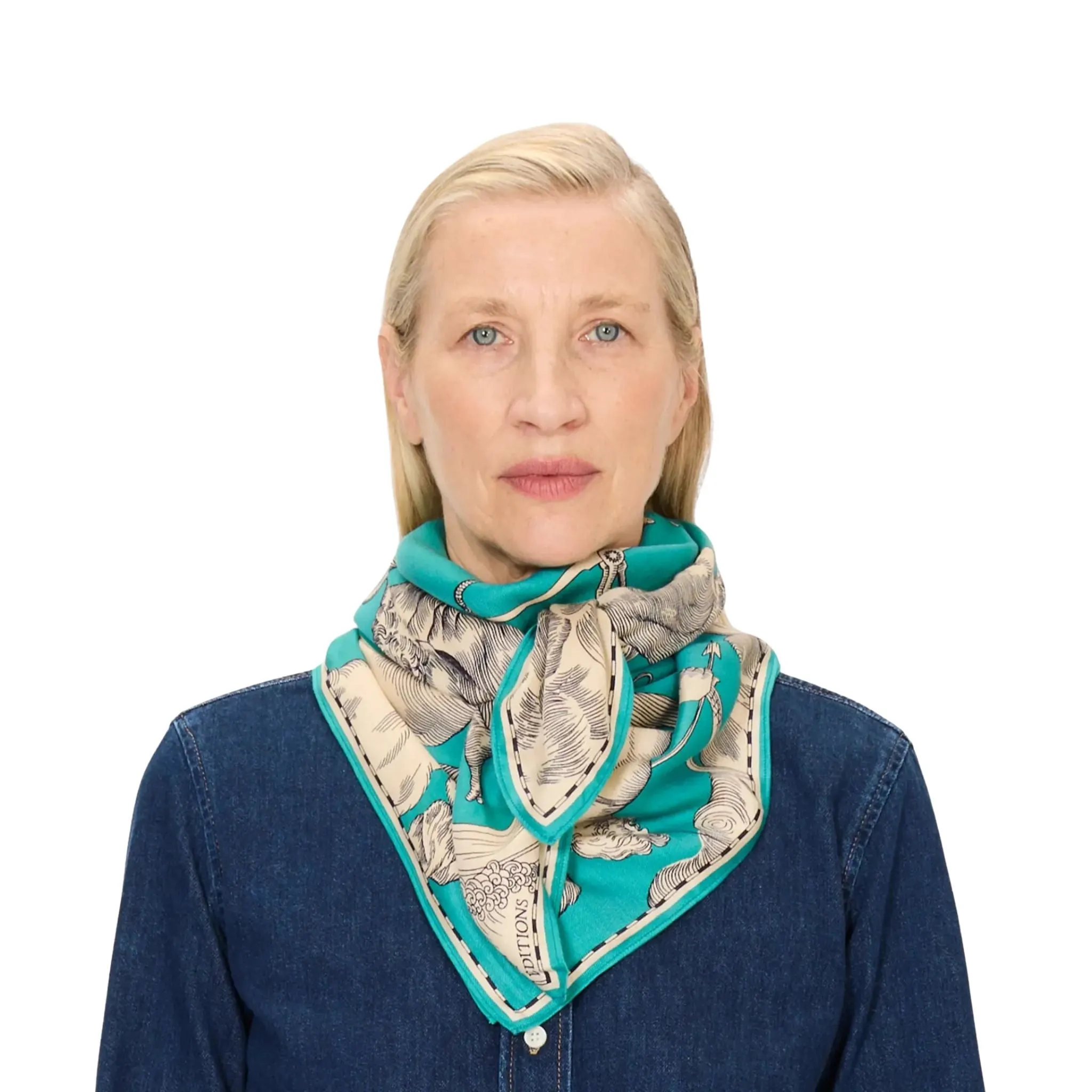 Square Scarf, Astrologie Emerald