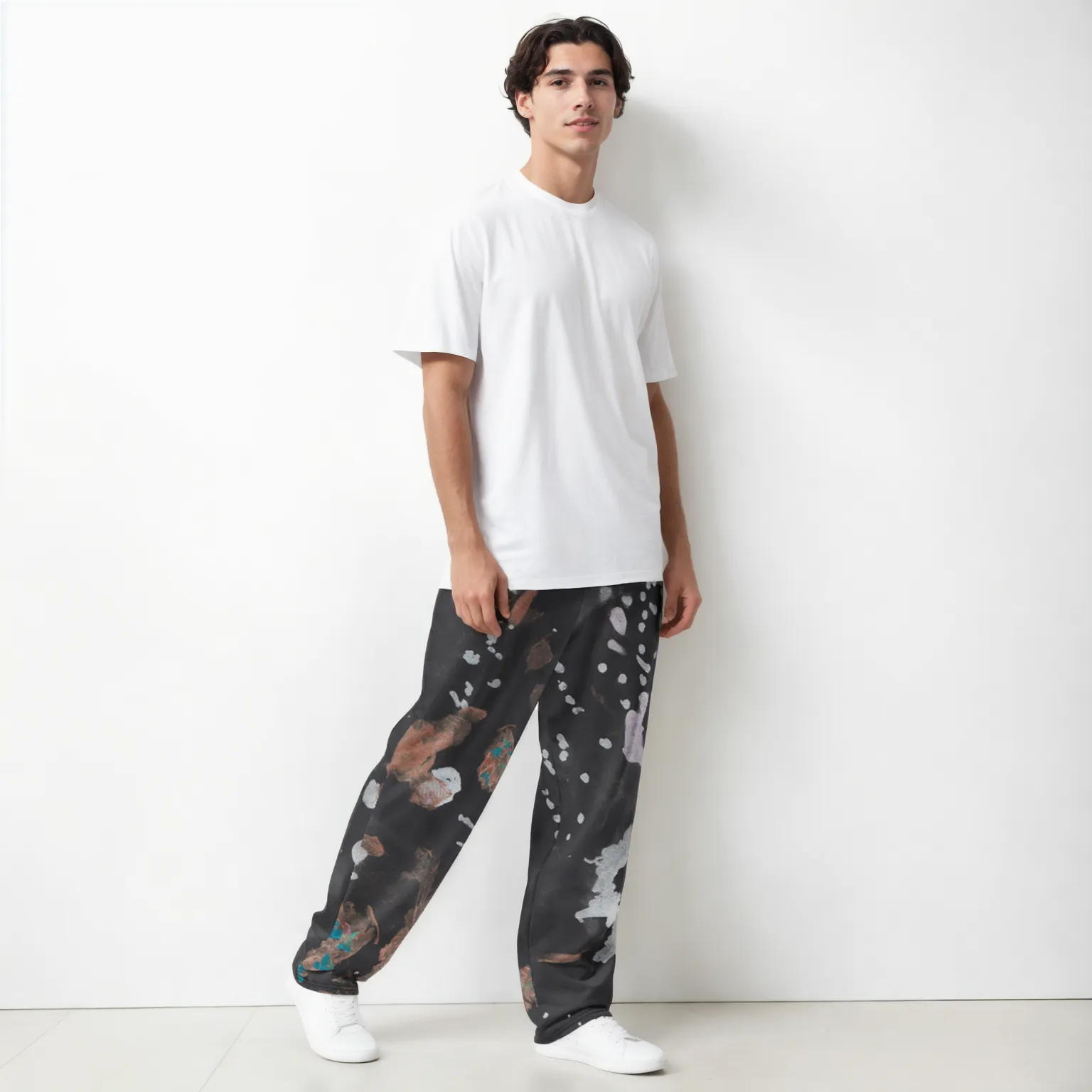 STARSEED Men's Wide-Leg Joggers