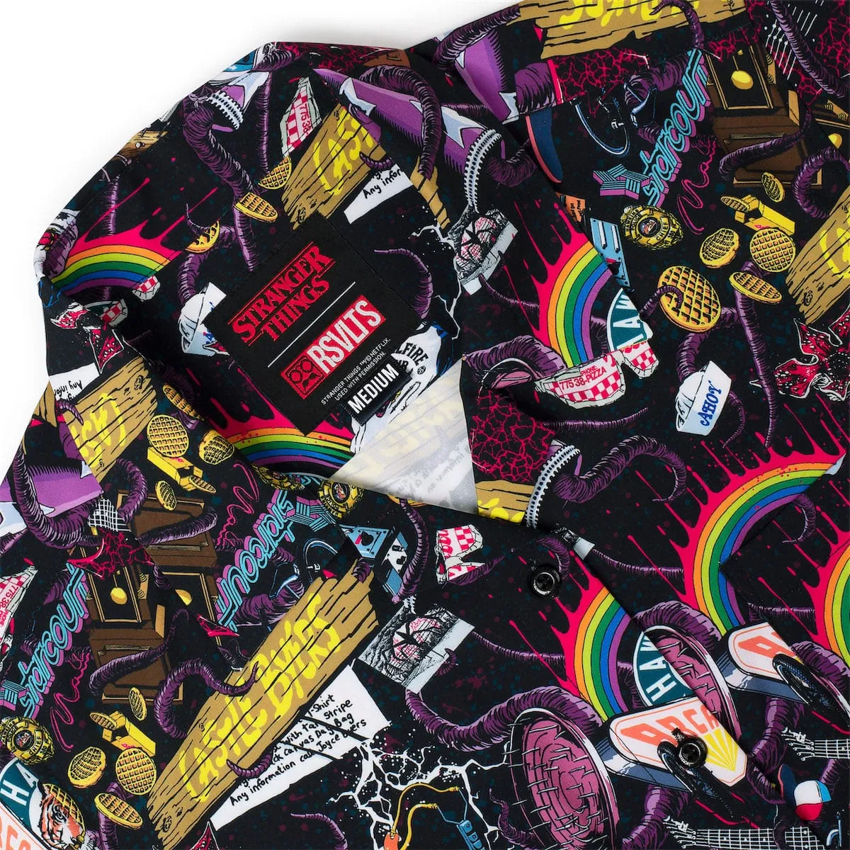 Stranger Things "Dimensions Collide" – Women's KUNUFLEX Short Sleeve Shirt