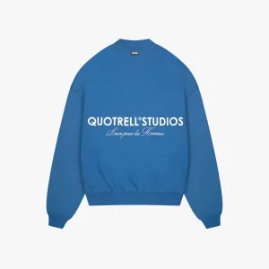 STUDIOS CREWNECK | COBALT/WHITE