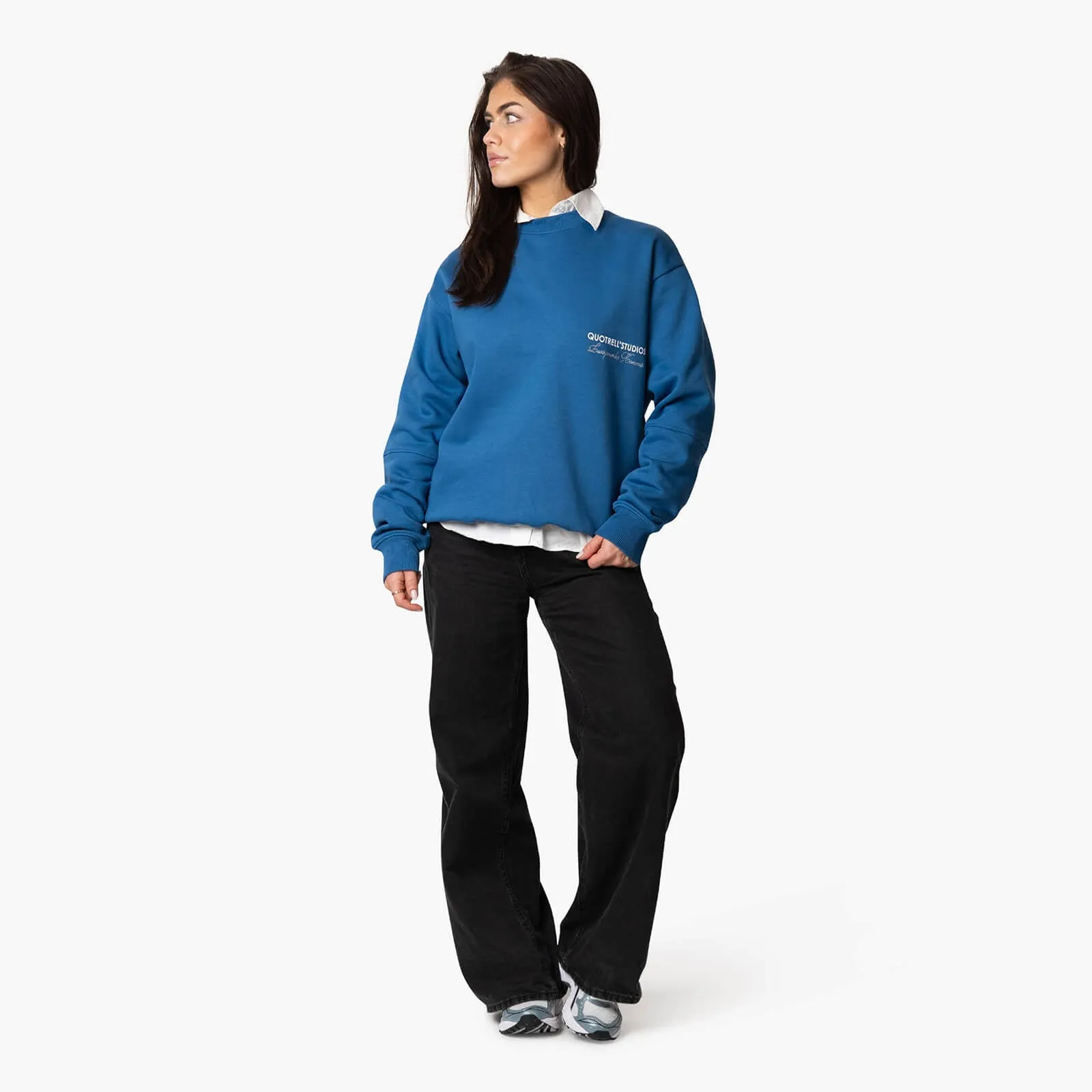 STUDIOS CREWNECK | COBALT/WHITE