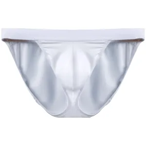 The 2nd Ice Silk Sexy Men's Underpants With Split Ends