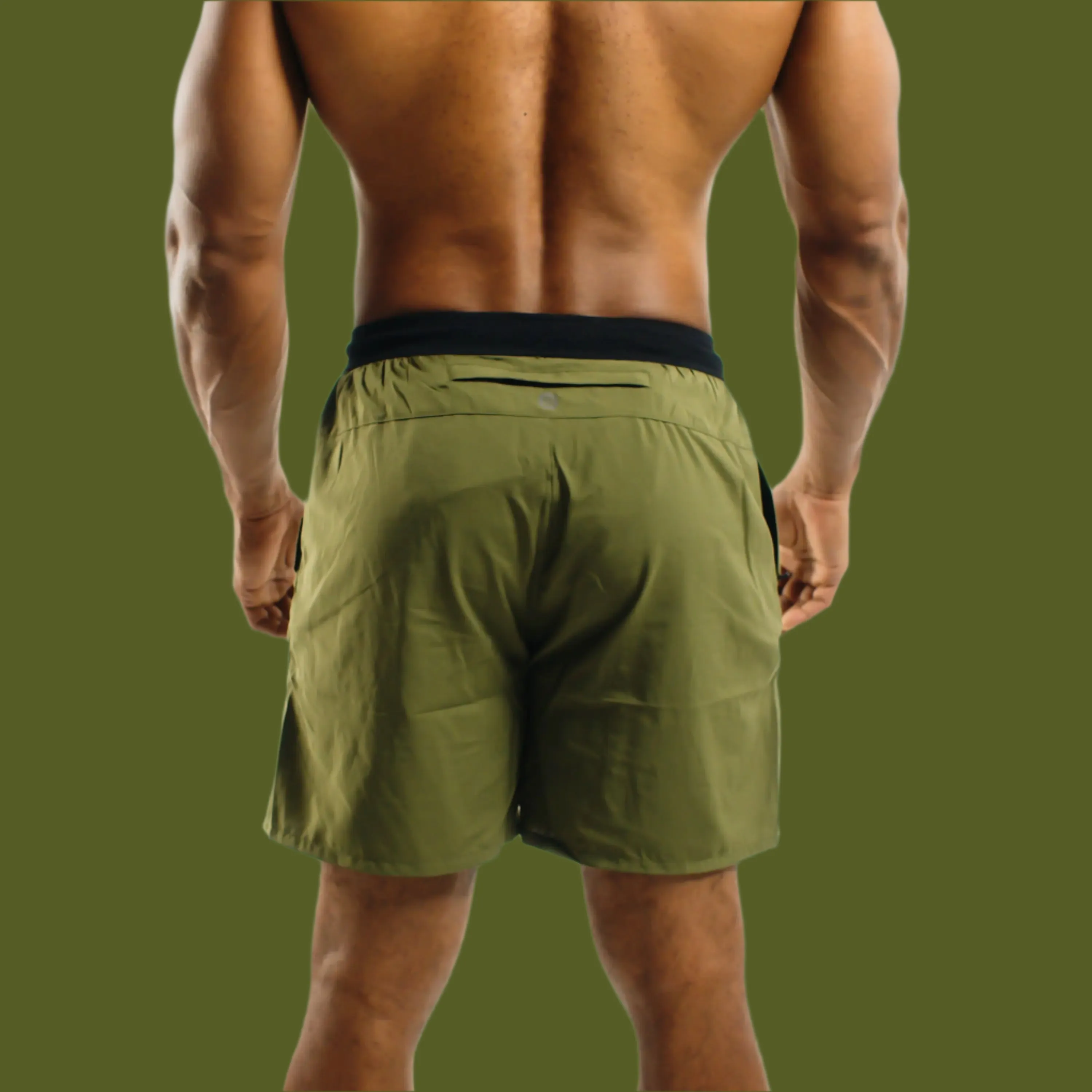Total War Battle Shorts - Dark Olive
