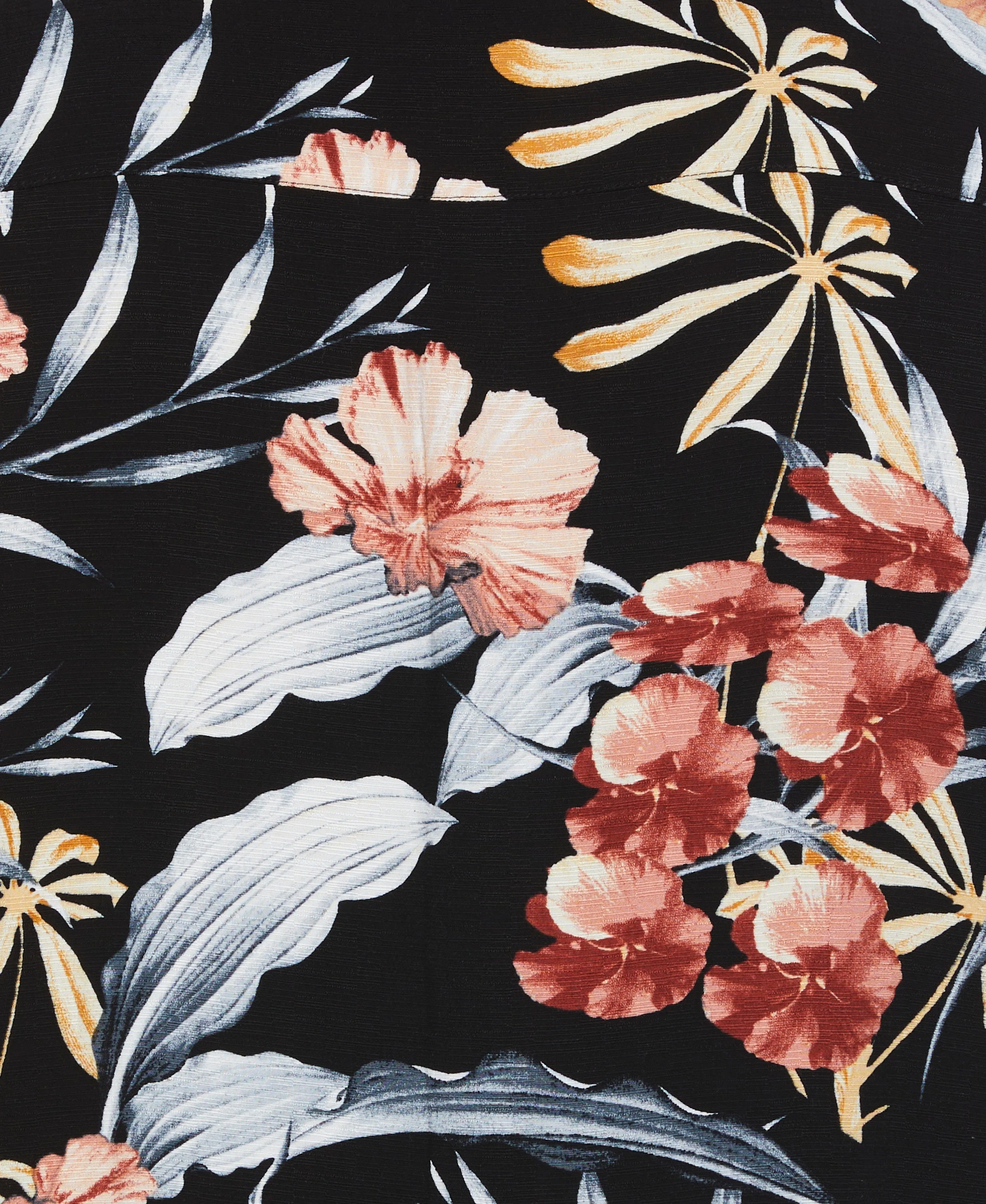 Tropical Floral Print Shirt