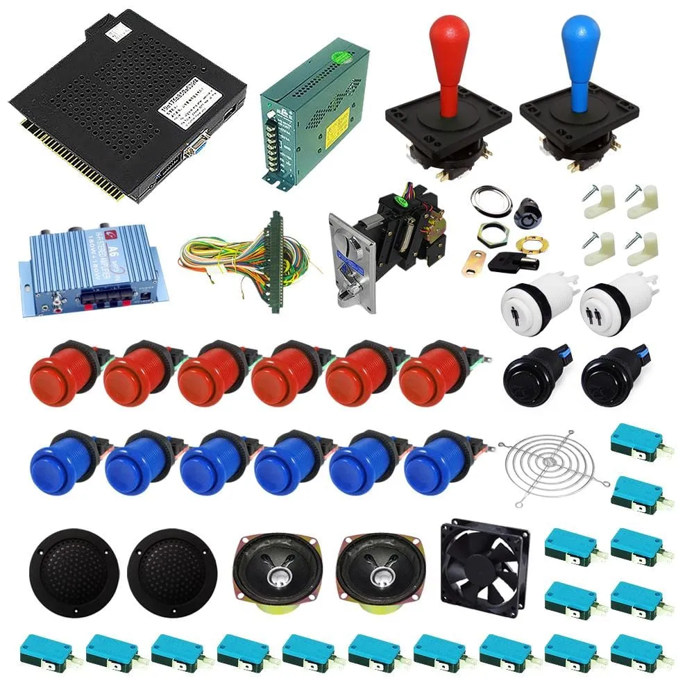 Ultimate 138 in 1 DIY Arcade Kit-Happ Style Joystick