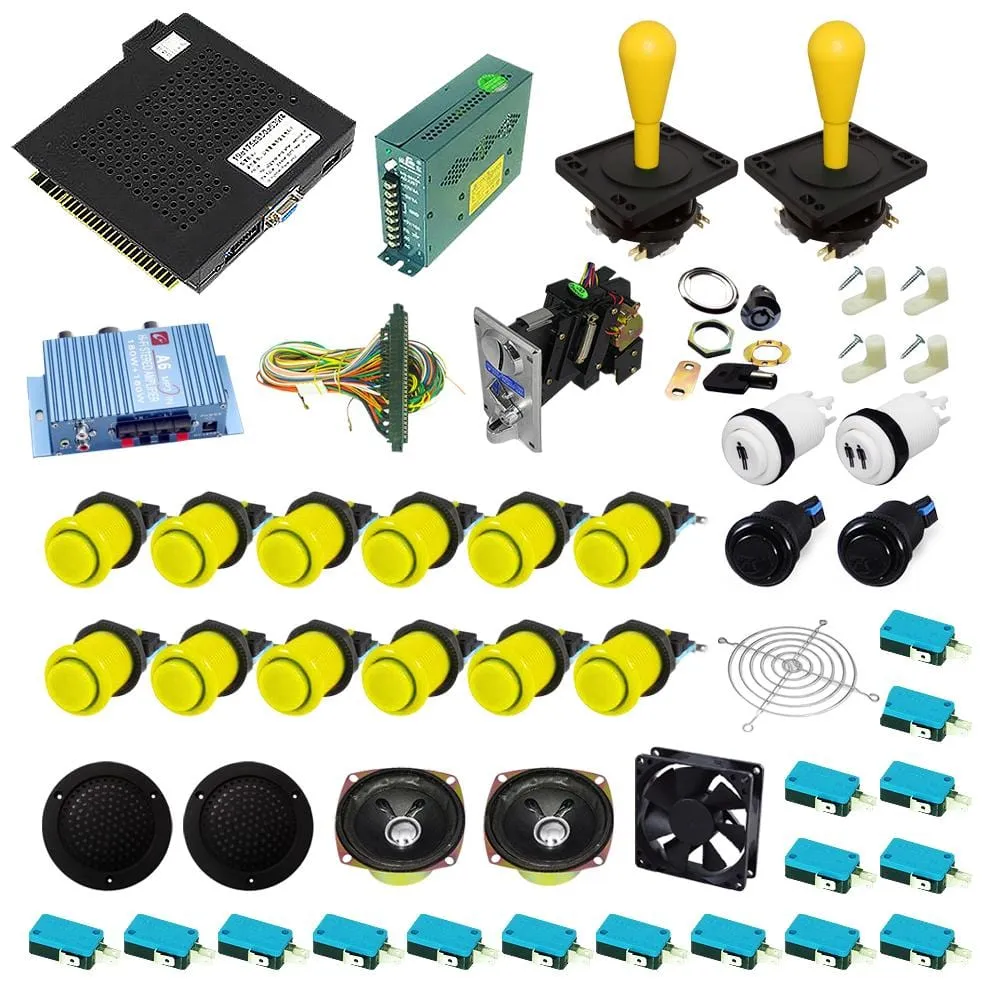 Ultimate 138 in 1 DIY Arcade Kit-Happ Style Joystick