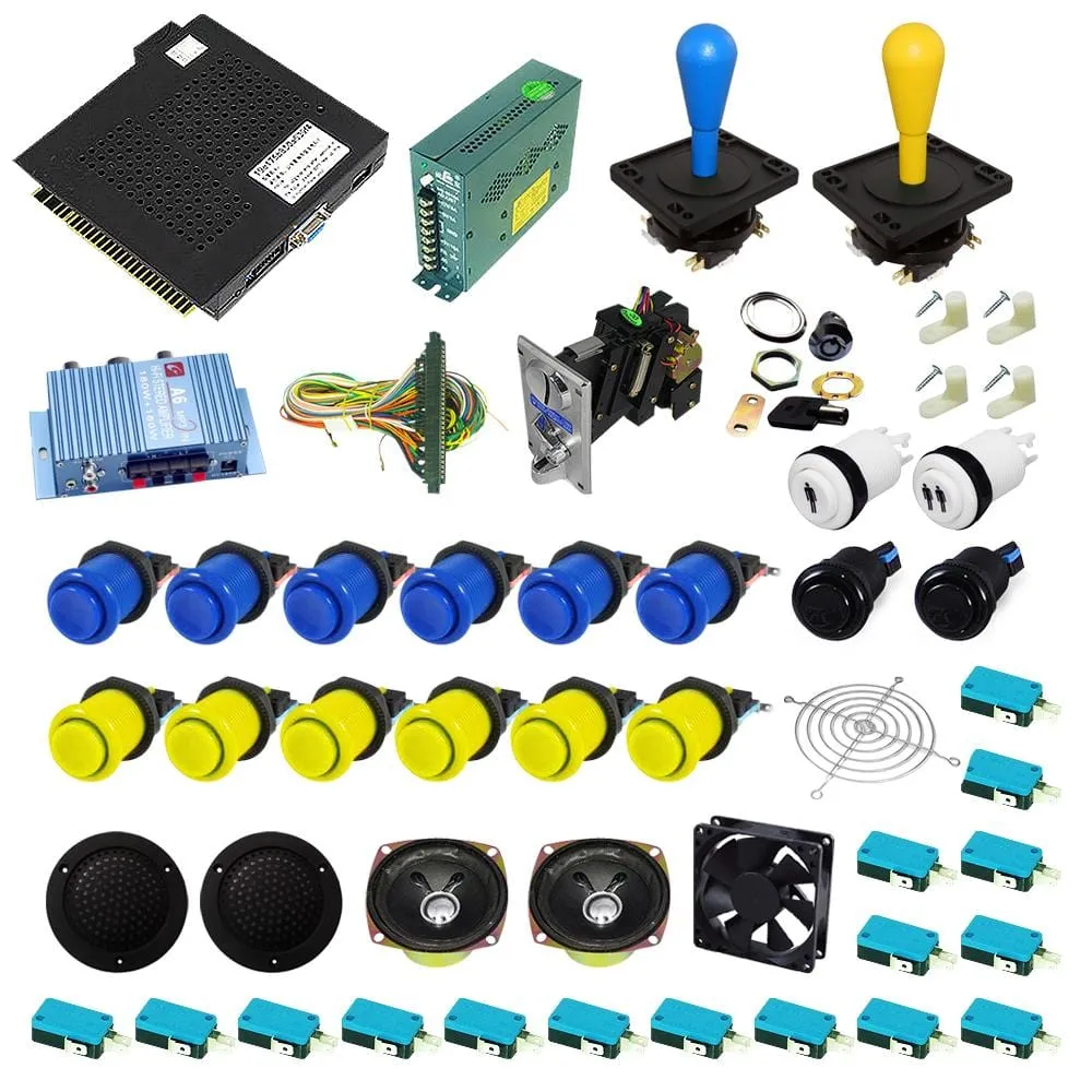 Ultimate 138 in 1 DIY Arcade Kit-Happ Style Joystick