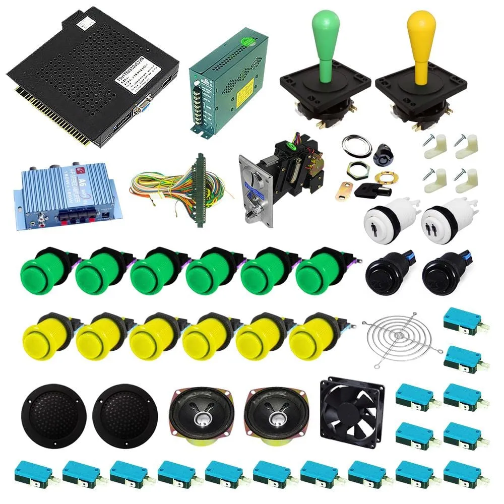 Ultimate 138 in 1 DIY Arcade Kit-Happ Style Joystick