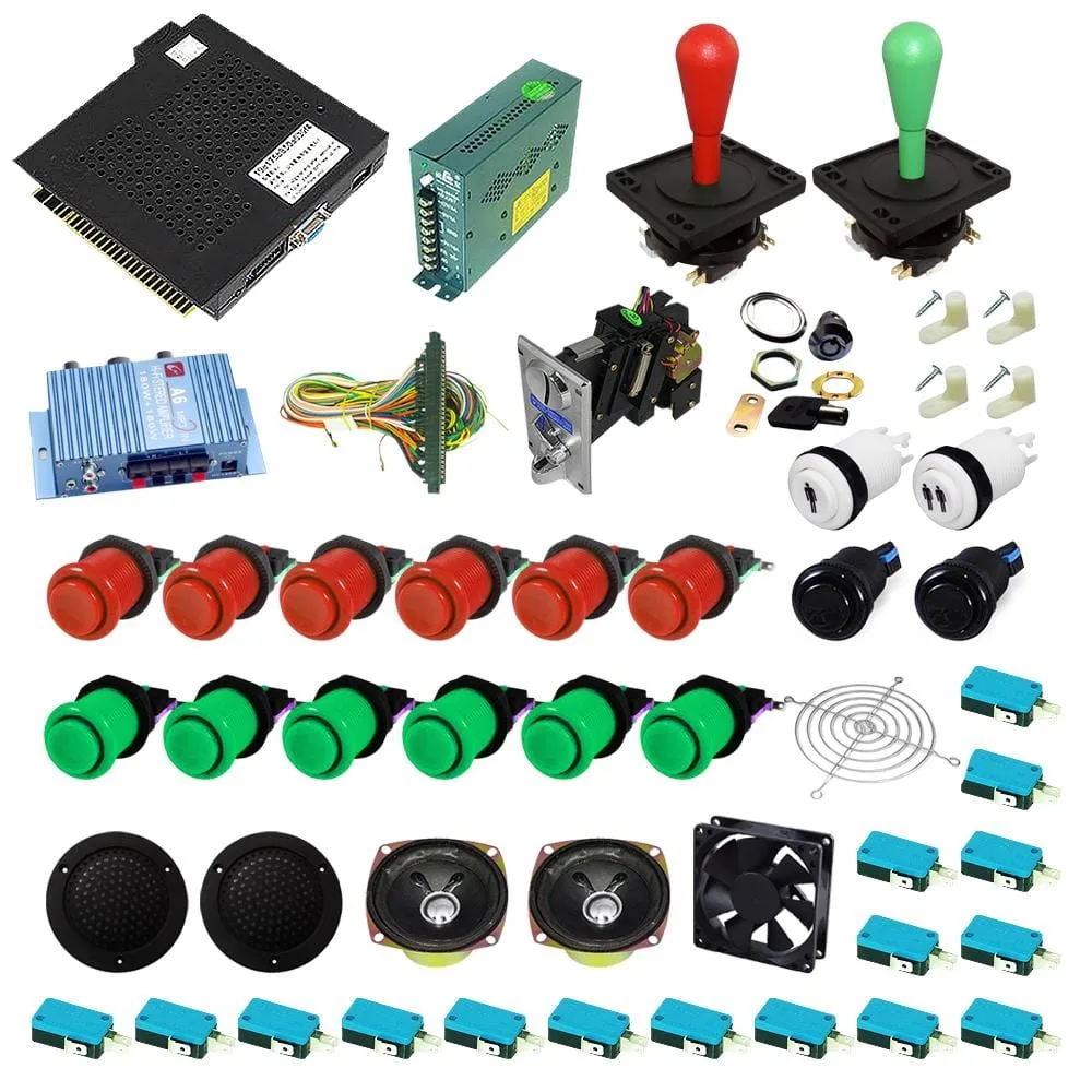 Ultimate 138 in 1 DIY Arcade Kit-Happ Style Joystick