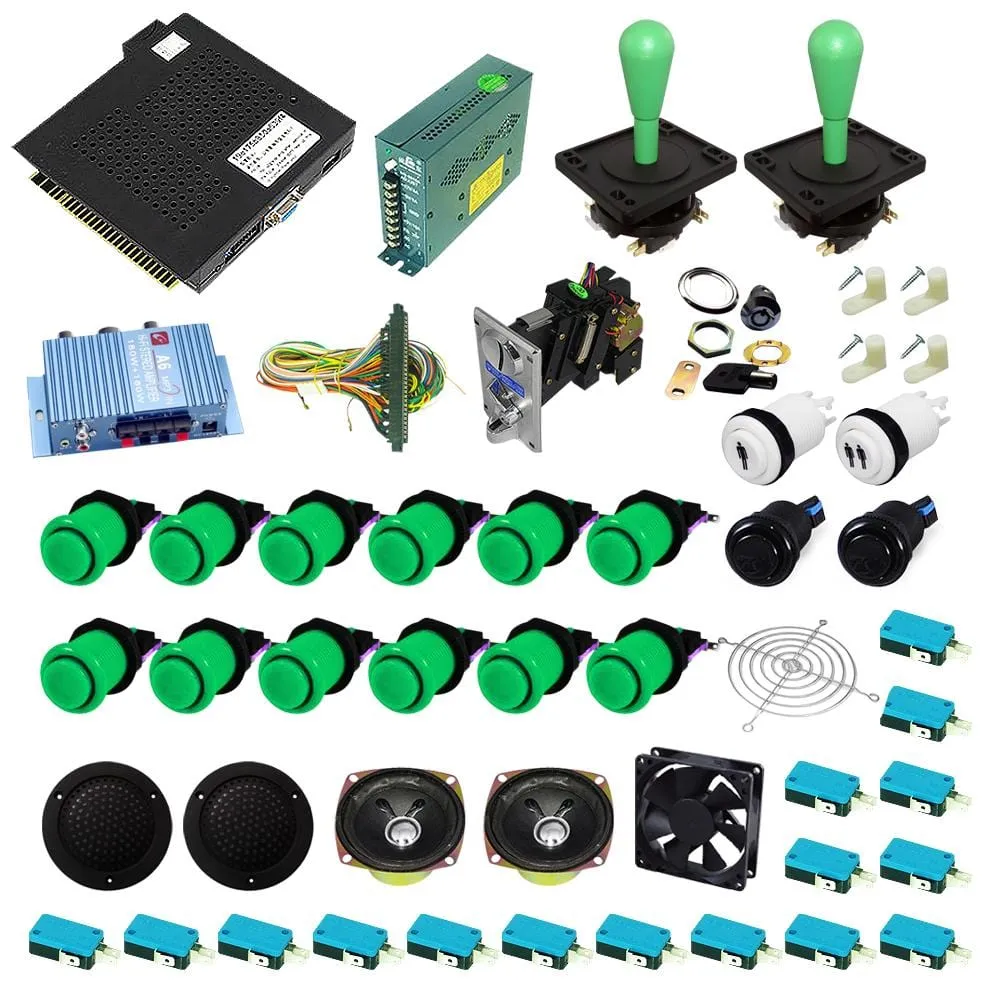 Ultimate 138 in 1 DIY Arcade Kit-Happ Style Joystick
