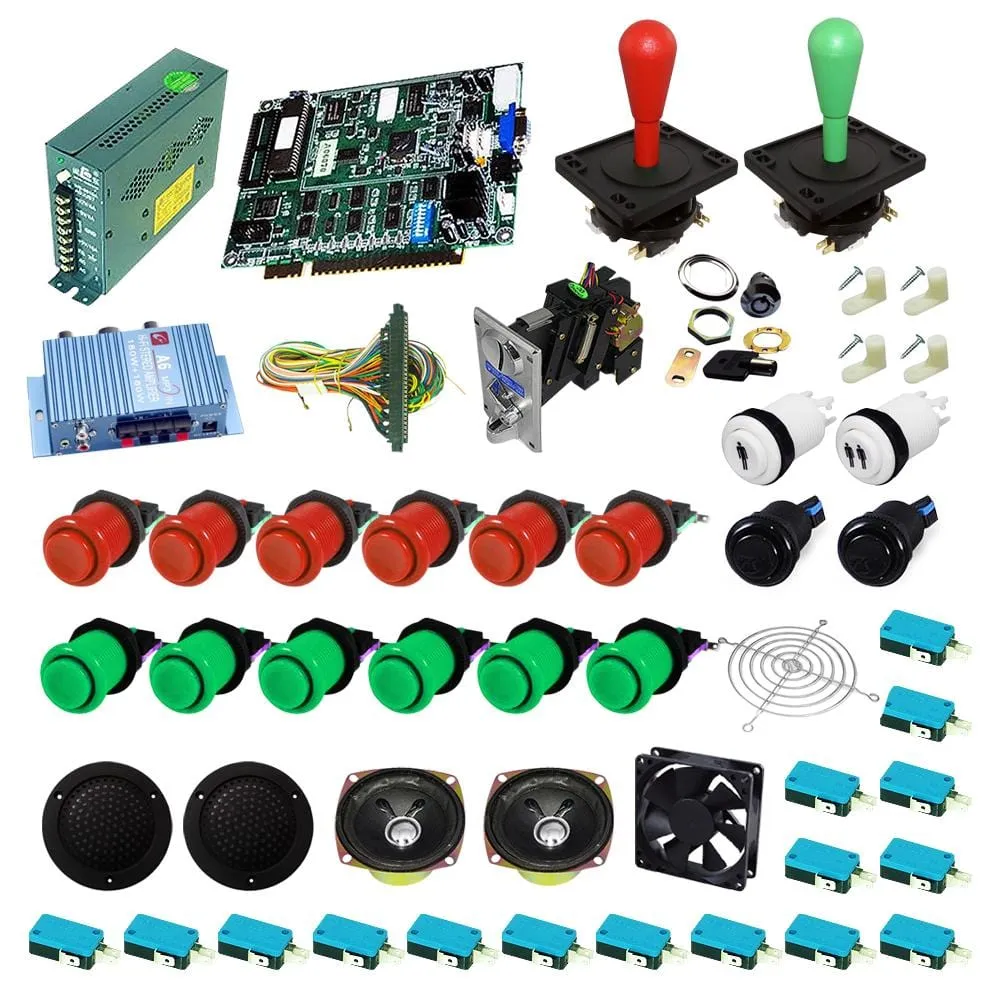 Ultimate 19 in 1 DIY Arcade Kits-Happ Joystick