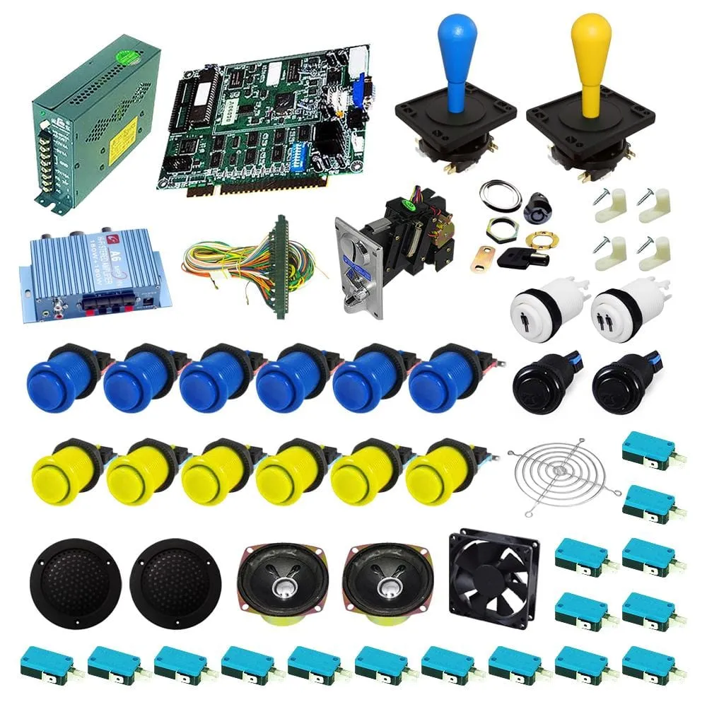 Ultimate 19 in 1 DIY Arcade Kits-Happ Joystick