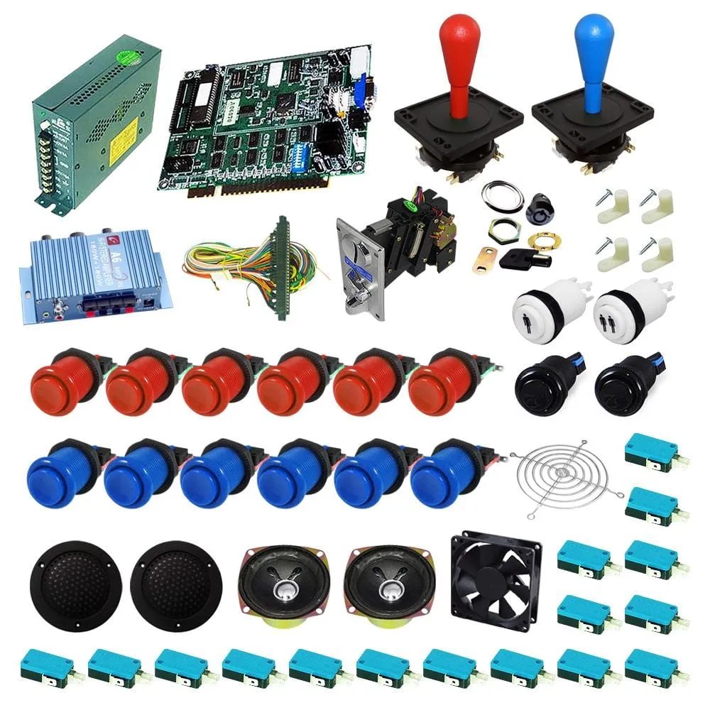 Ultimate 19 in 1 DIY Arcade Kits-Happ Joystick