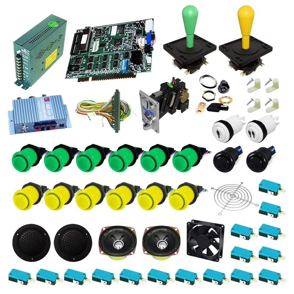 Ultimate 19 in 1 DIY Arcade Kits-Happ Joystick