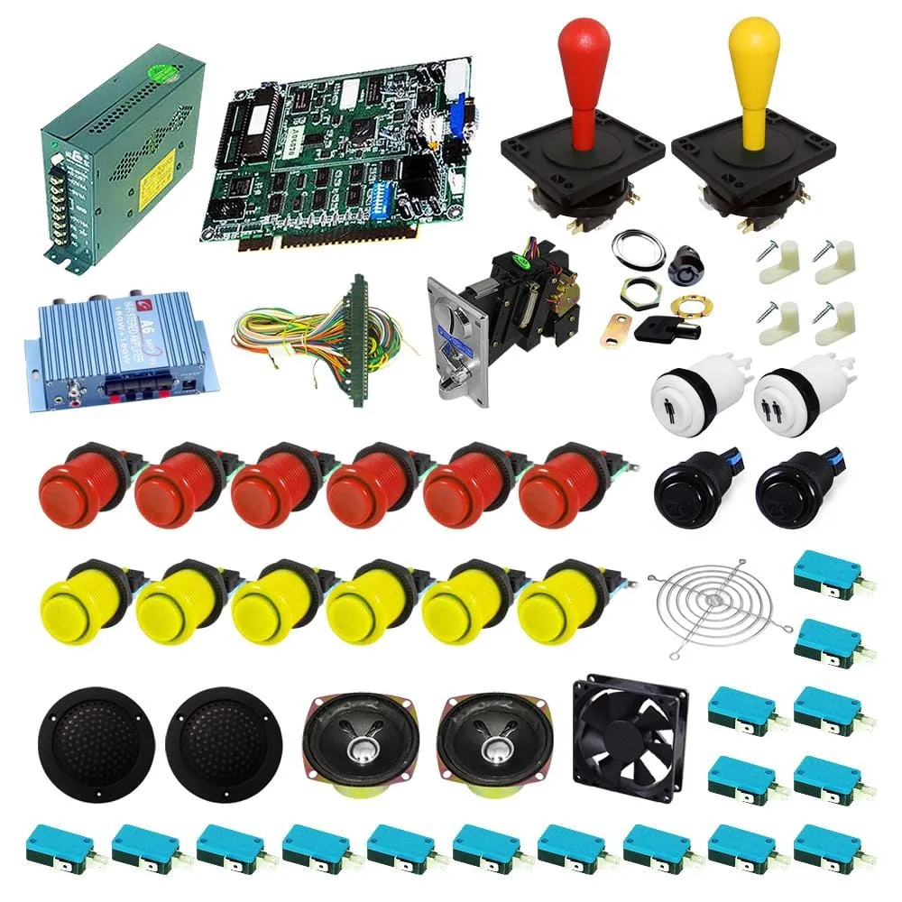 Ultimate 19 in 1 DIY Arcade Kits-Happ Joystick