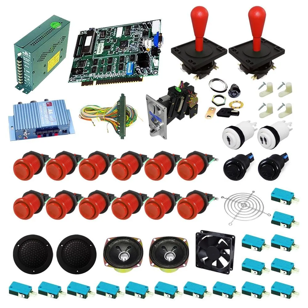 Ultimate 19 in 1 DIY Arcade Kits-Happ Joystick