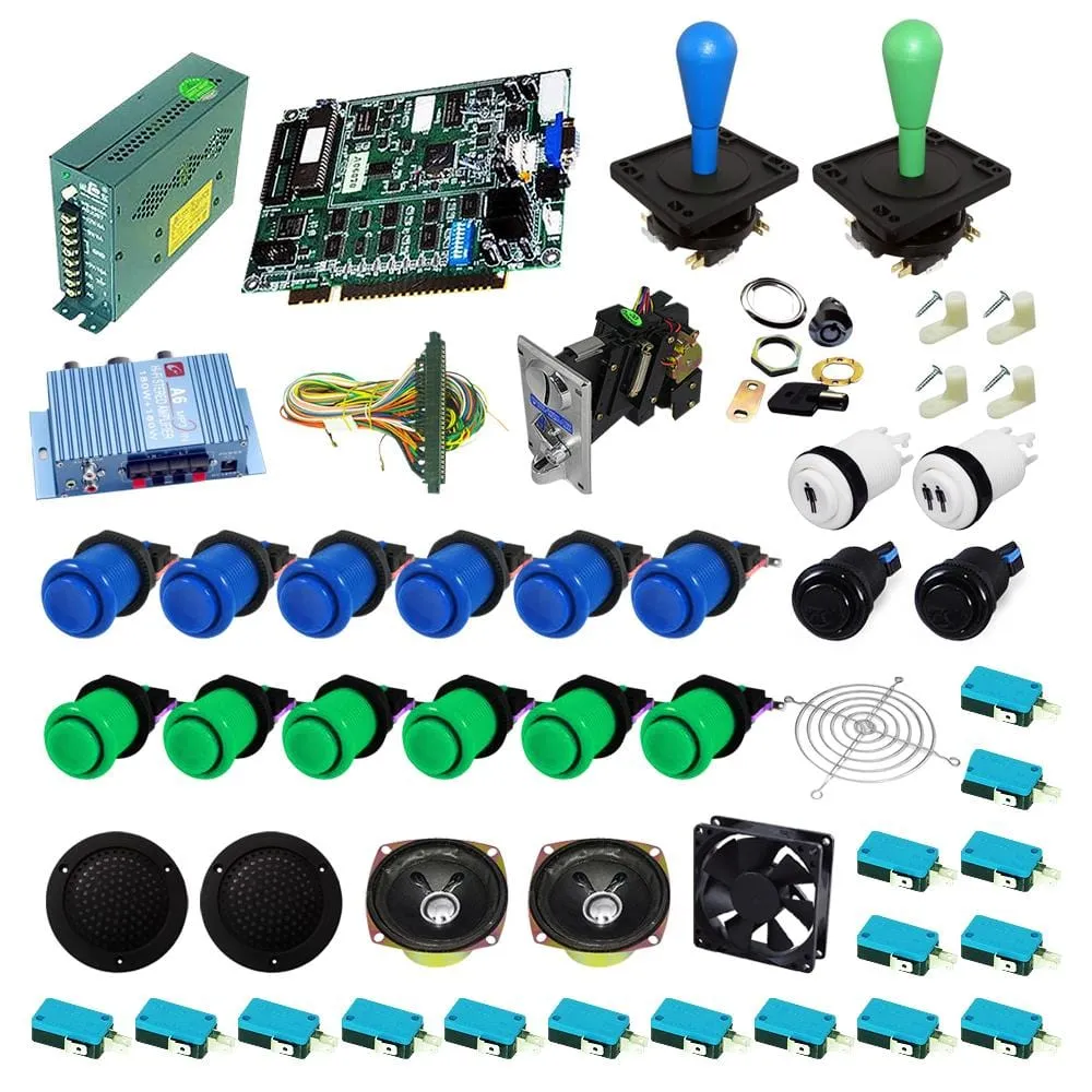 Ultimate 19 in 1 DIY Arcade Kits-Happ Joystick