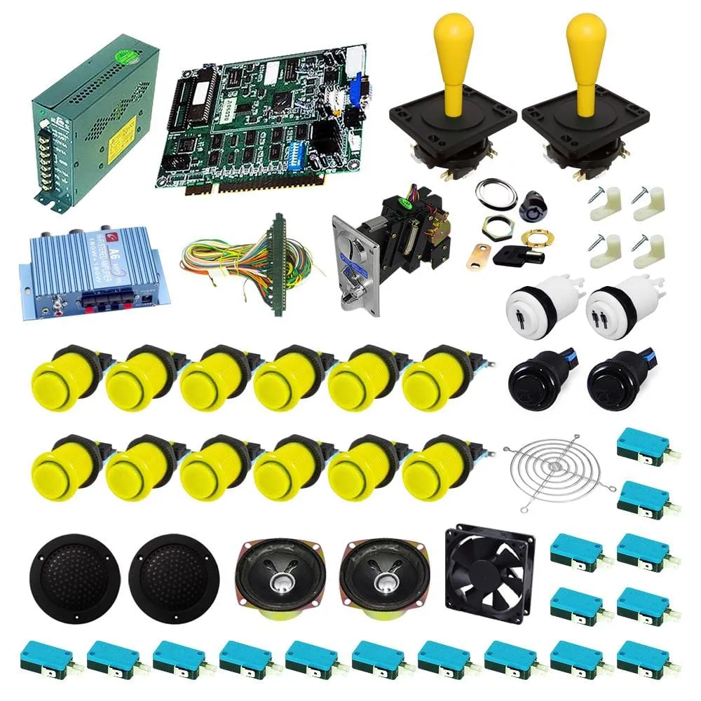 Ultimate 19 in 1 DIY Arcade Kits-Happ Joystick
