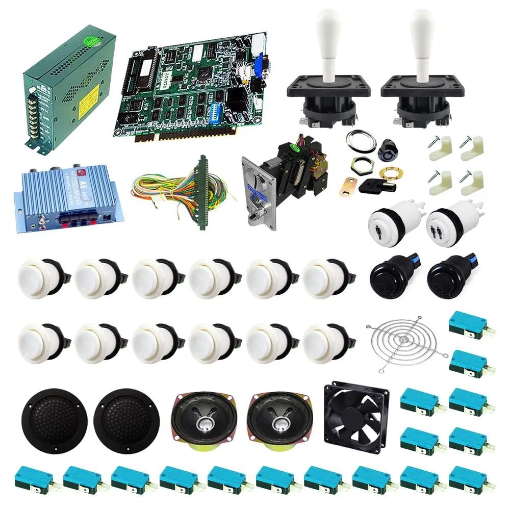Ultimate 19 in 1 DIY Arcade Kits-Happ Joystick