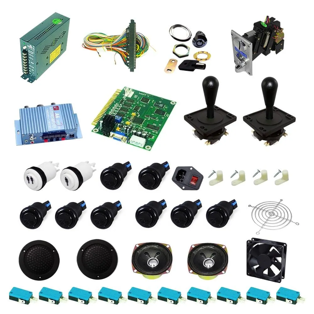 Ultimate 60 in 1 DIY Arcade Kit-Happ Joystick