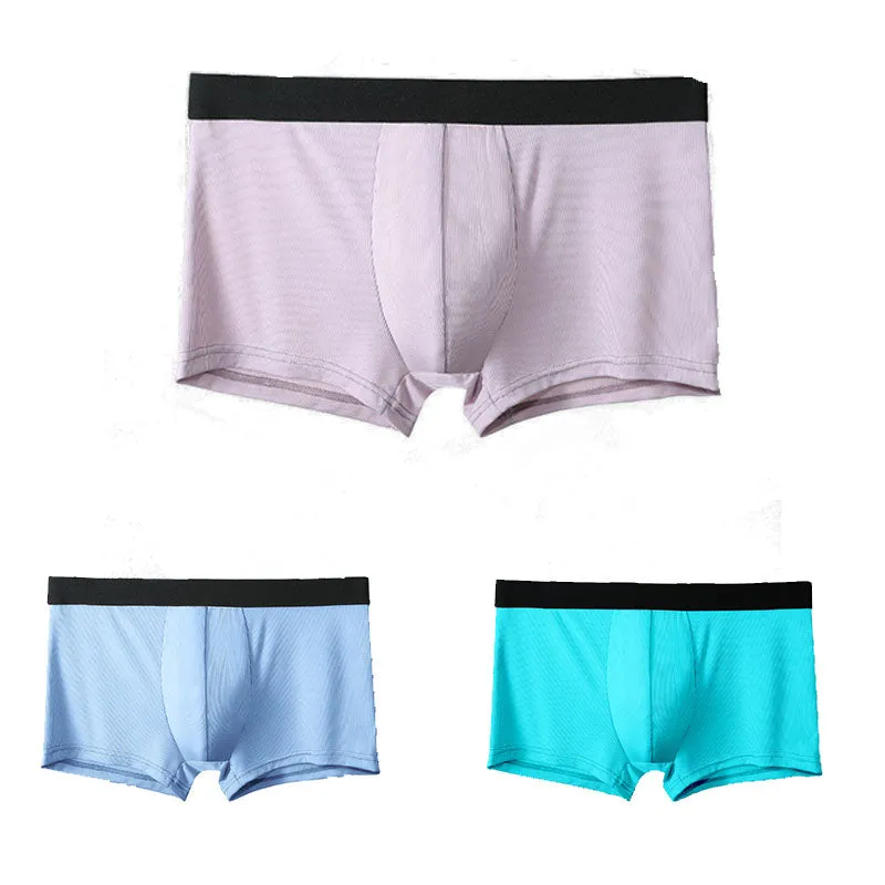 Ultra Thin Breathable Ice Silk Men's Underwear