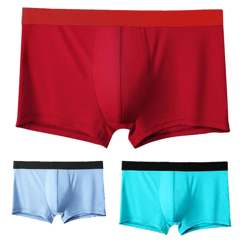 Ultra Thin Breathable Ice Silk Men's Underwear