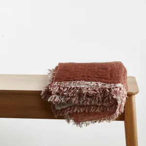 Urban Oasis Melua Throw Blanket Russet