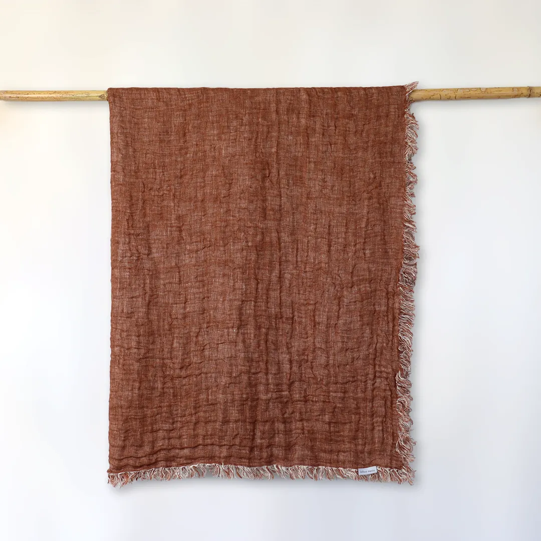 Urban Oasis Melua Throw Blanket Russet