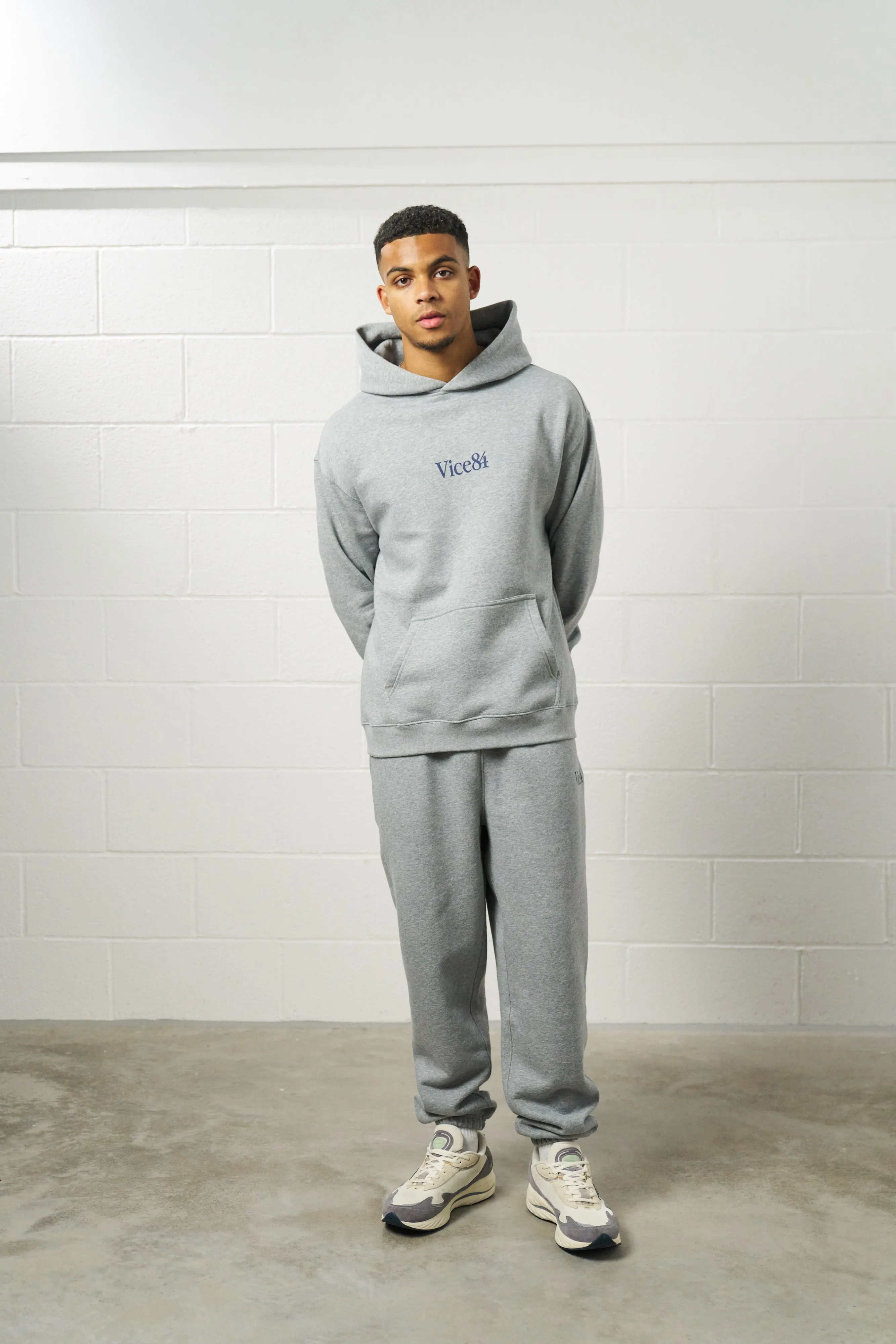 Vice 84 Premium Hoodie - Grey